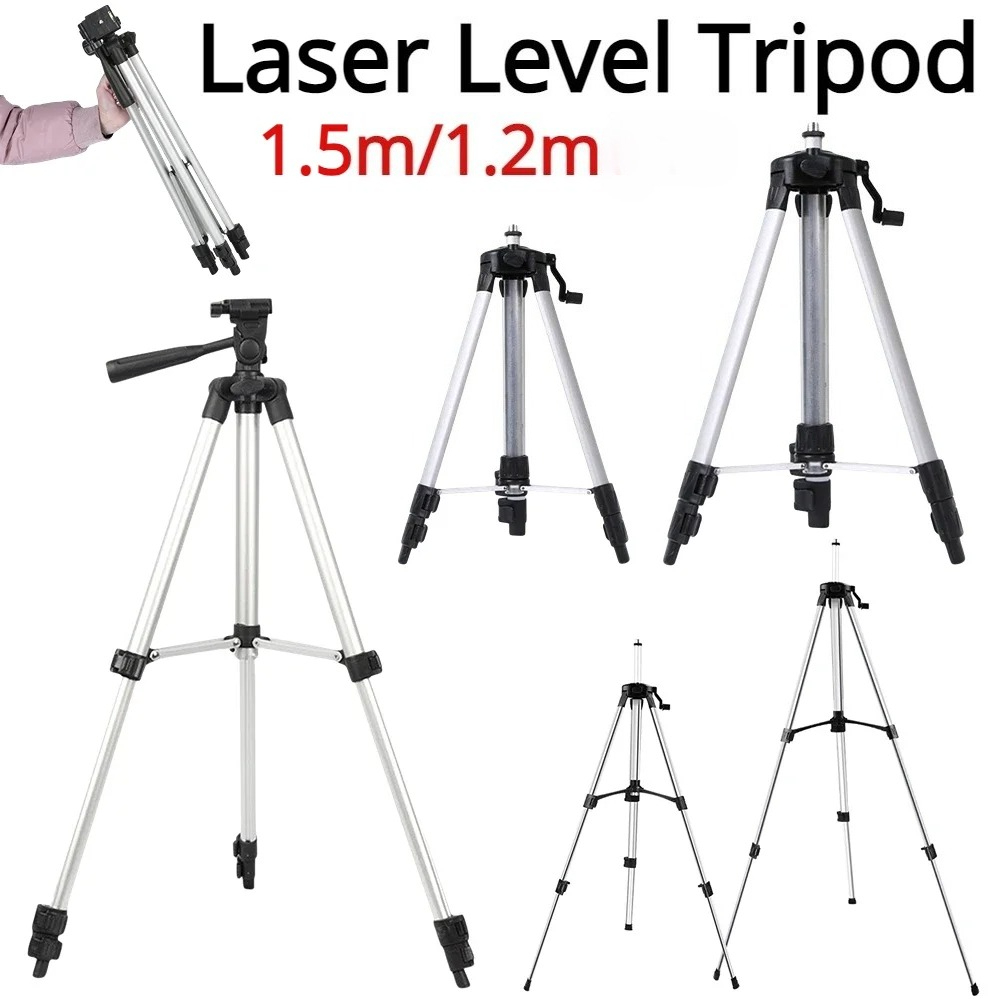 Industrial Laser Alignment Tool - 1.2/1.5m Laser Level Tripod Adjustable Height