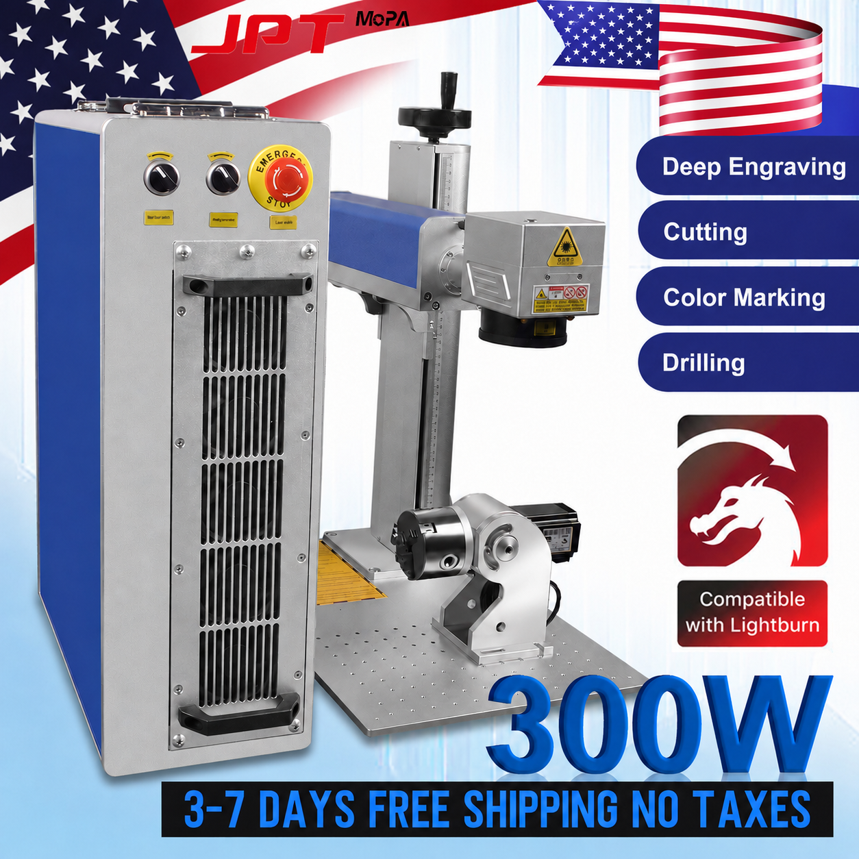 Laser Engraving Software - JPT Mopa Laser Marking Machine with