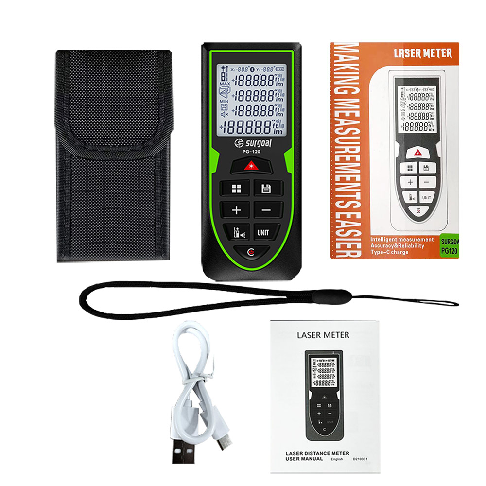 Green Laser Distance Meter 120 - مراجعة Industrial Laser Rangefinder وسعره