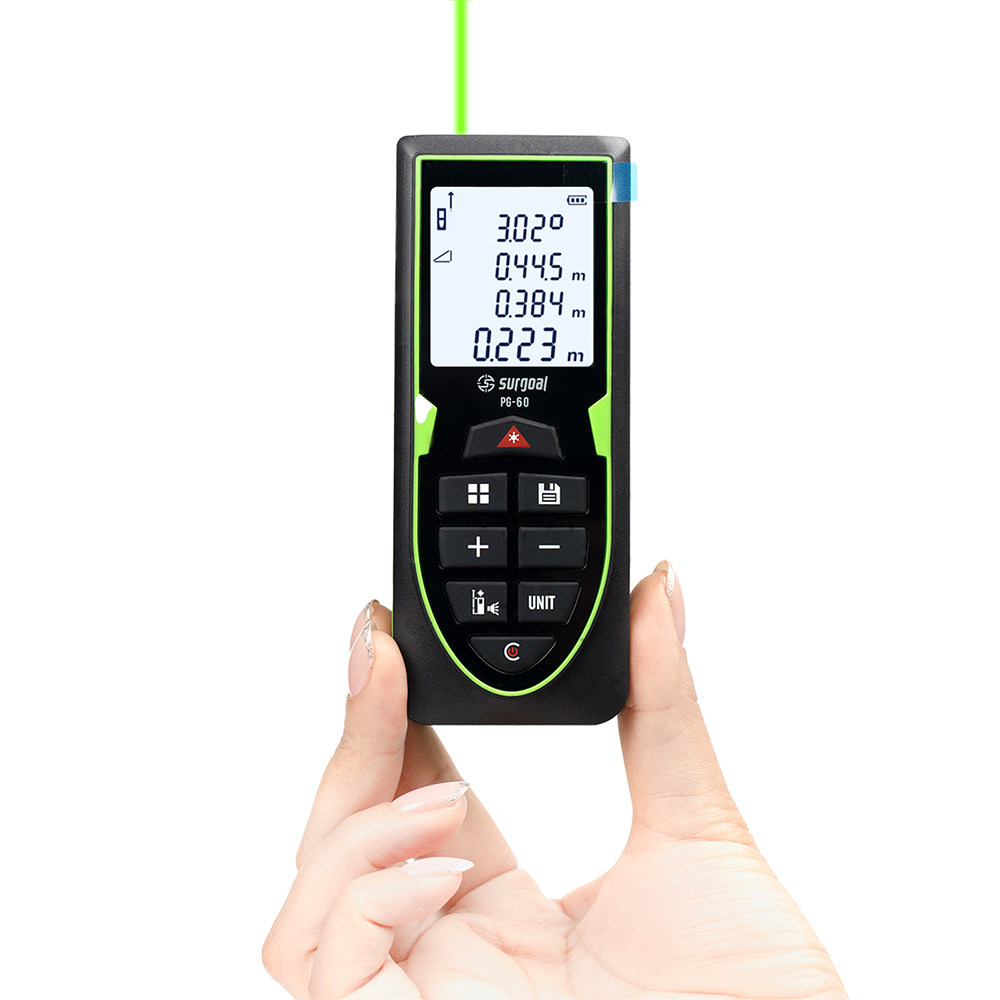 Green Laser Distance Meter 120 - مراجعة Industrial Laser Rangefinder وسعره