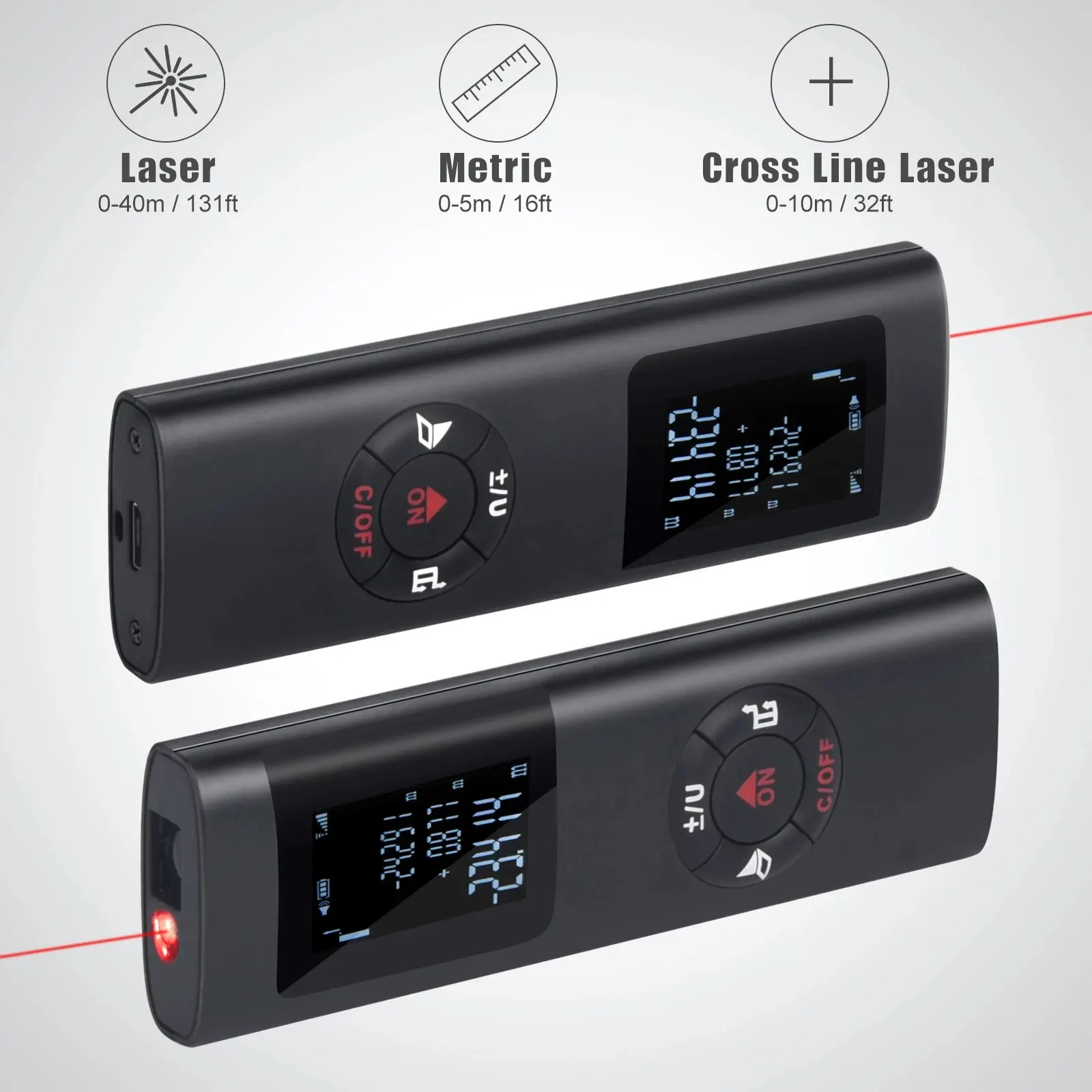 40M/60M Mini Smart Laser Dista - مراجعة Industrial Laser Rangefinder وسعره
