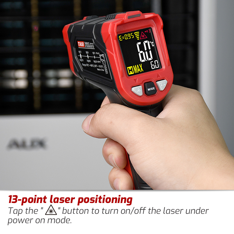 TA601A TA601B TA601C Infrared  - مراجعة Industrial Laser Thermometer Gun وسعره