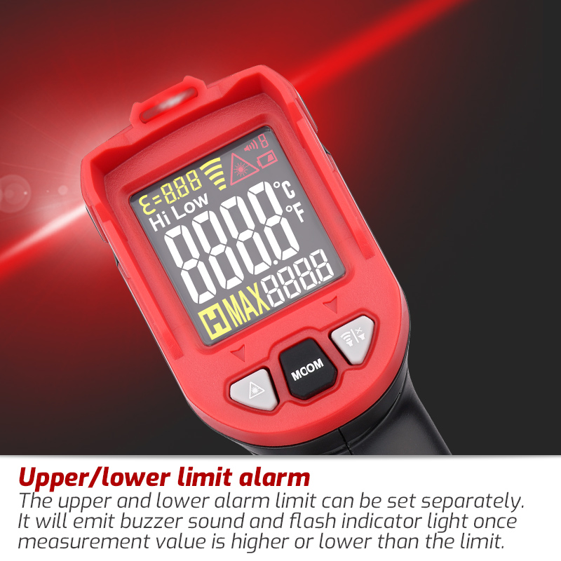 TA601A TA601B TA601C Infrared  - مراجعة Industrial Laser Thermometer Gun وسعره
