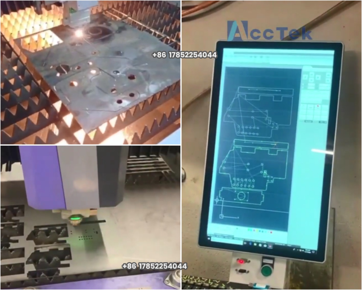 AKJ1530F 2040 2060 2560 1000w  - مراجعة Industrial Laser Cutting Machine Price وسعره