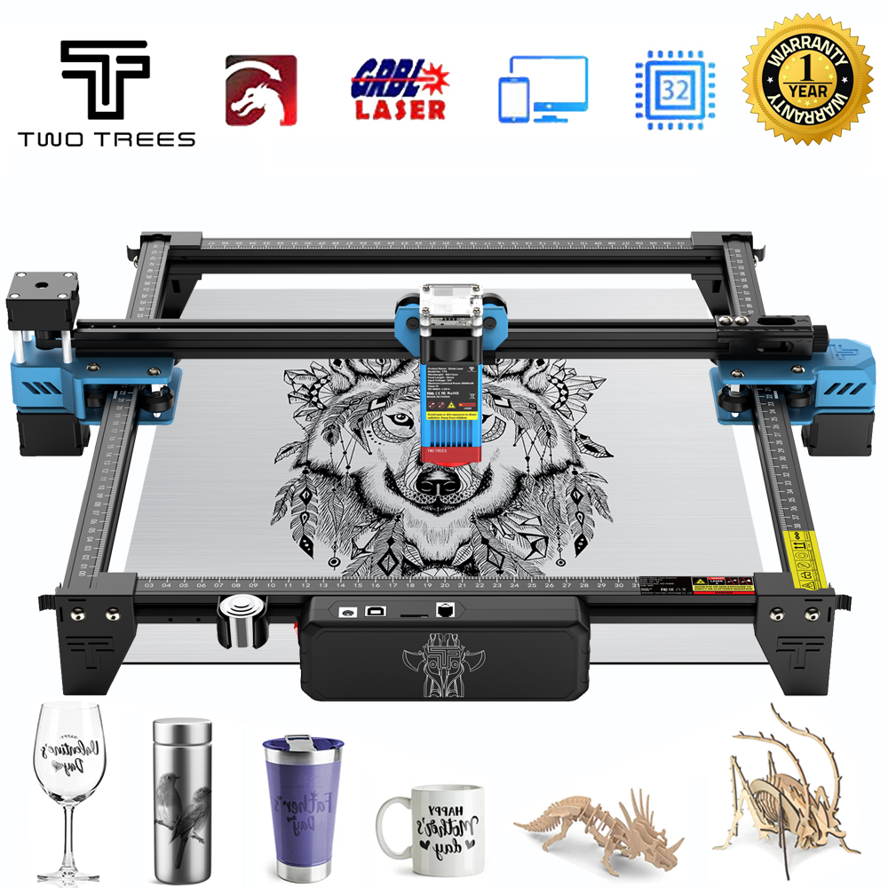 Twotrees Laser Engraving Machi - مراجعة Industrial Laser Etching Machine وسعره