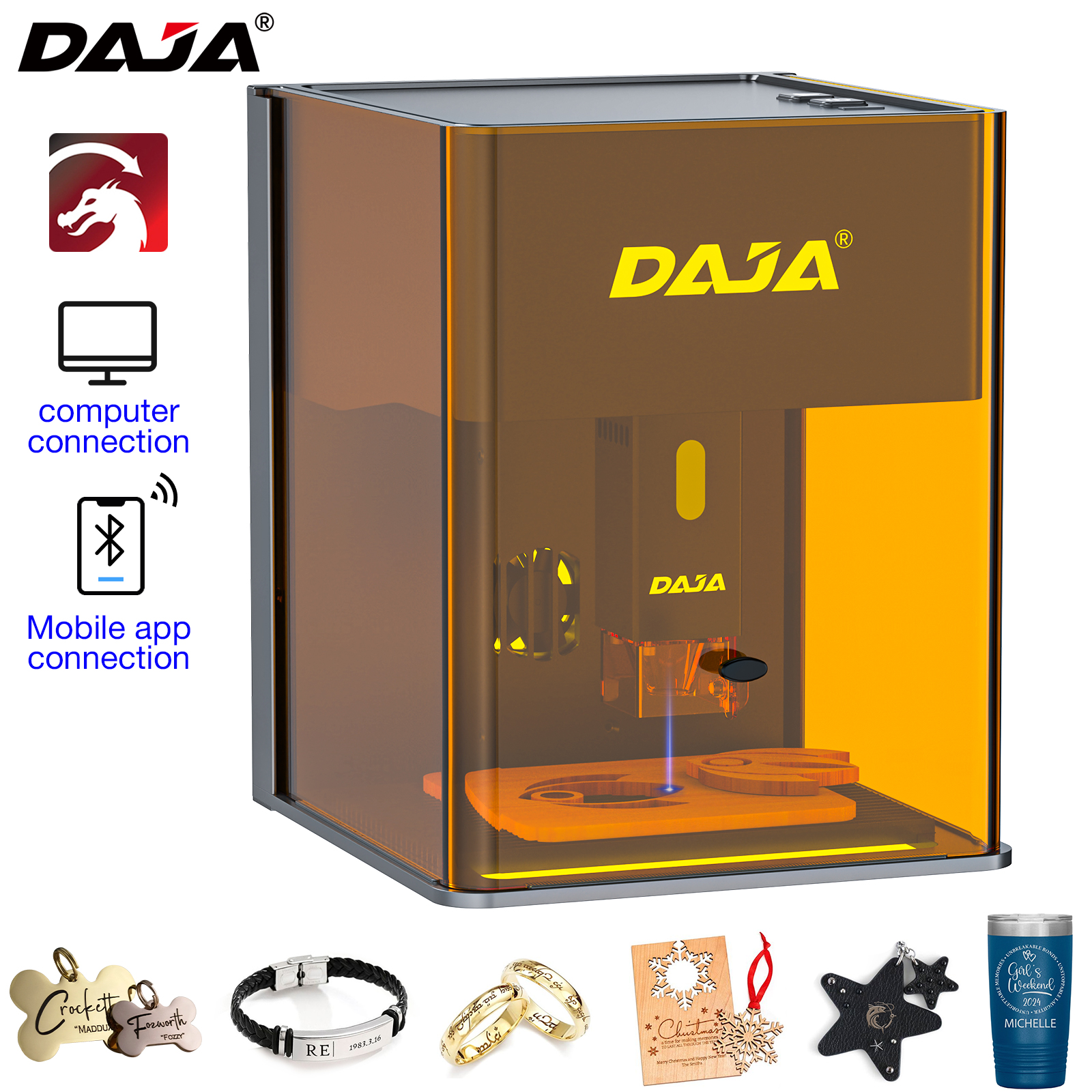 DAJA DJ6 Pro Mini Laser Engrav - مراجعة Laser Engraving Software وسعره
