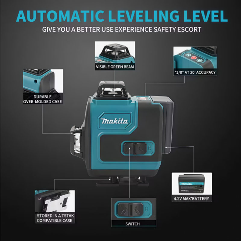 Makita Cordless Self-Leveling  - مراجعة Industrial Laser Alignment Tool وسعره