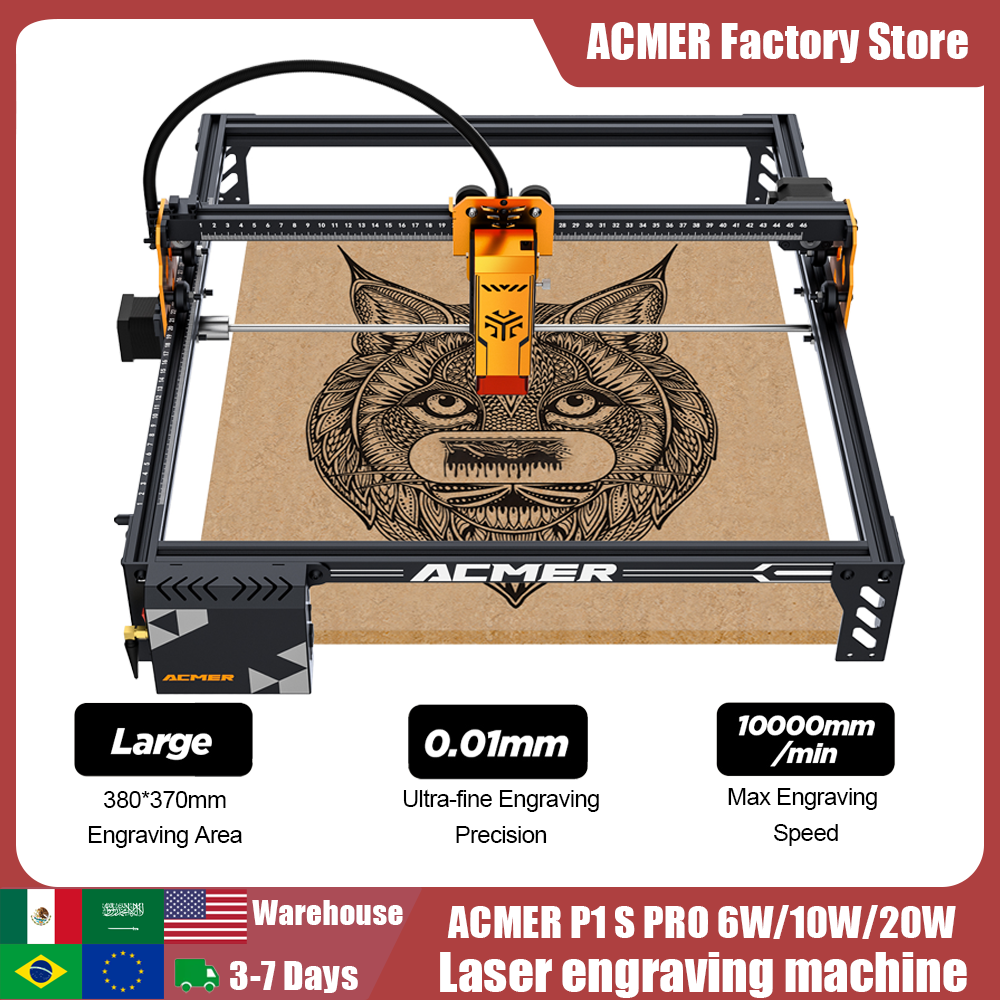 ACMER P1 S PRO Laser Engraver  - مراجعة Industrial Laser Etching Machine وسعره
