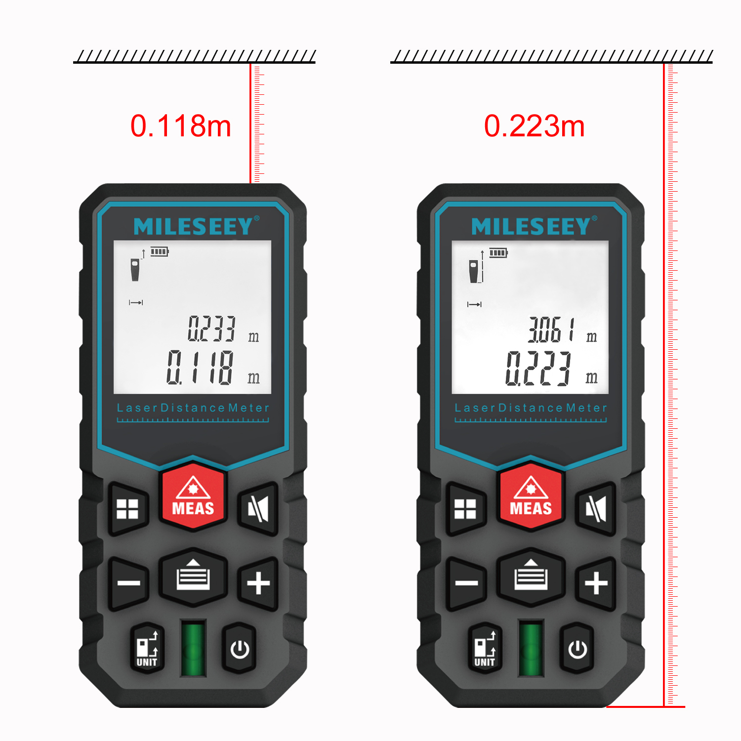 Mileseey X5 S6 Laser Tape Meas - مراجعة Industrial Laser Rangefinder وسعره
