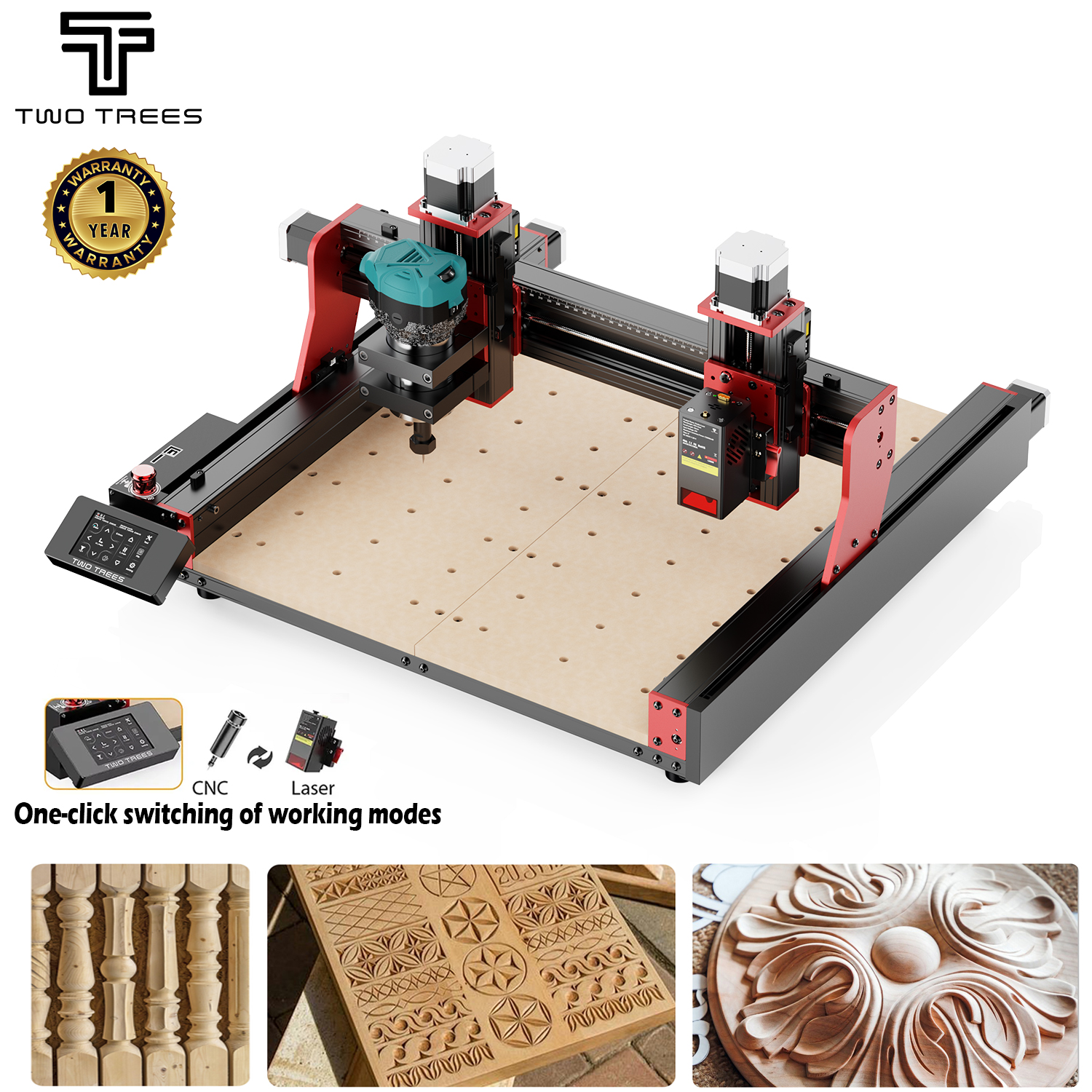 TWOTREES TTC450 Pro CNC Machin - مراجعة Industrial Laser Etching Machine وسعره