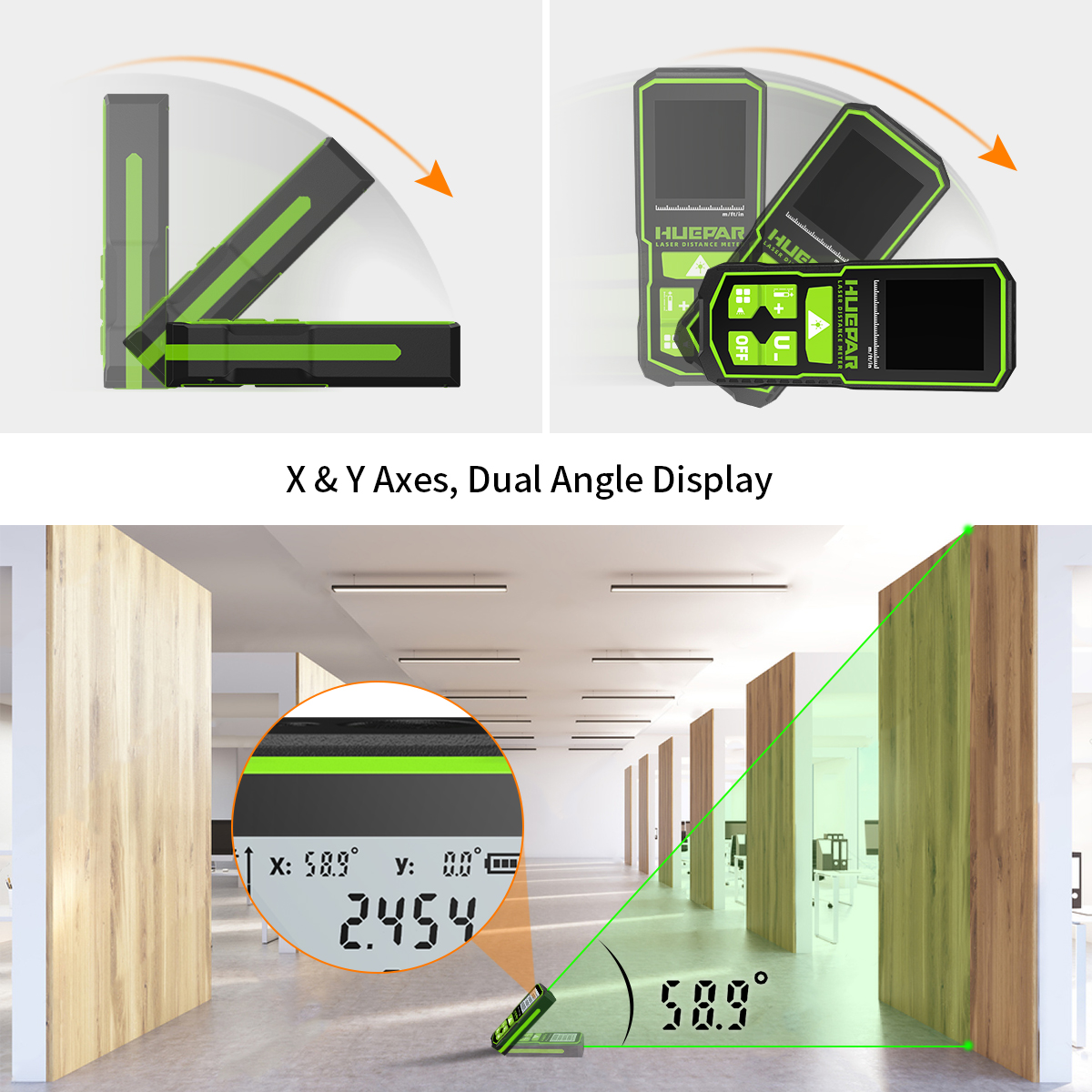 Huepar Laser Rangefinder Digit - مراجعة Industrial Laser Rangefinder وسعره