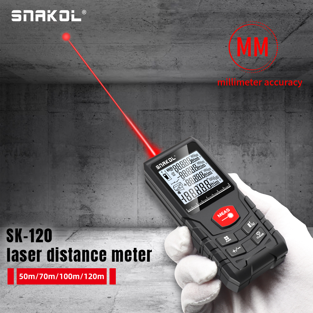 Snakol Laser Distance 50M/100M - مراجعة Industrial Laser Rangefinder وسعره