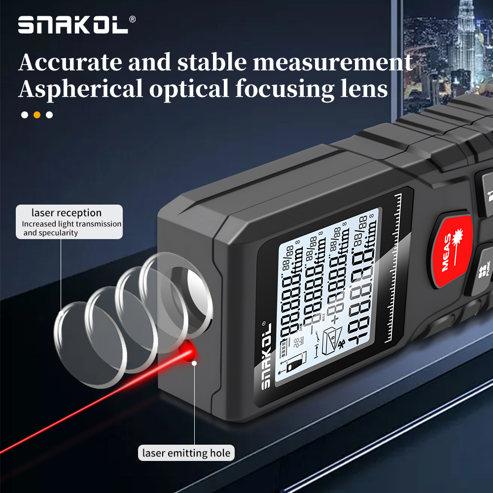 Snakol Laser Distance 50M/100M - مراجعة Industrial Laser Rangefinder وسعره