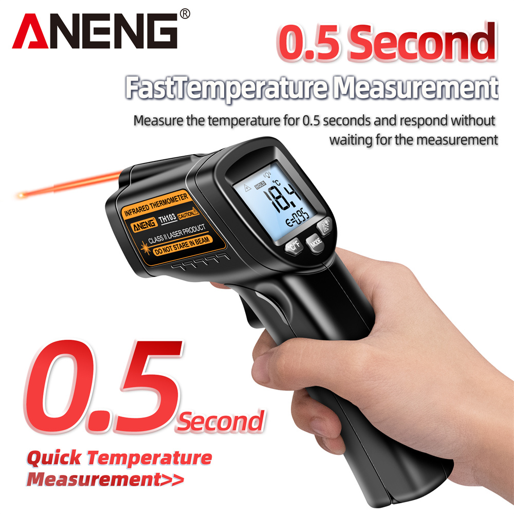 Infrared Laser Thermometer Ind - مراجعة Industrial Laser Thermometer Gun وسعره