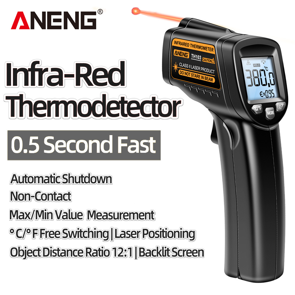 Infrared Laser Thermometer Ind - مراجعة Industrial Laser Thermometer Gun وسعره