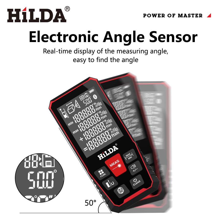 HILDA Laser Distance 50M/100M/ - مراجعة Industrial Laser Rangefinder وسعره