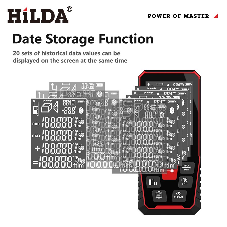 HILDA Laser Distance 50M/100M/ - مراجعة Industrial Laser Rangefinder وسعره