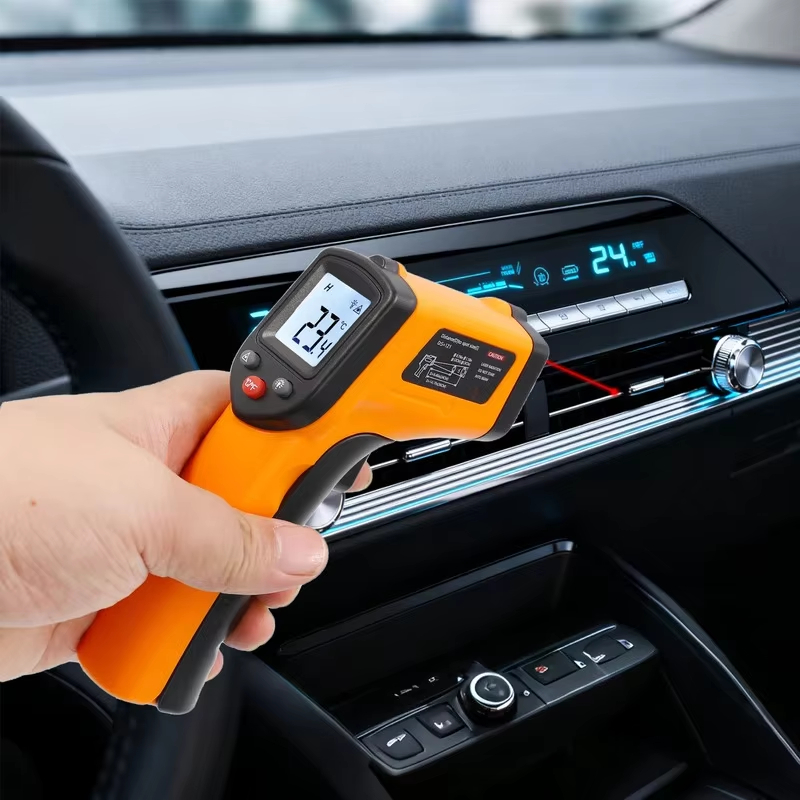 2026 New IR Thermometer -50~40 - مراجعة Industrial Laser Thermometer Gun وسعره