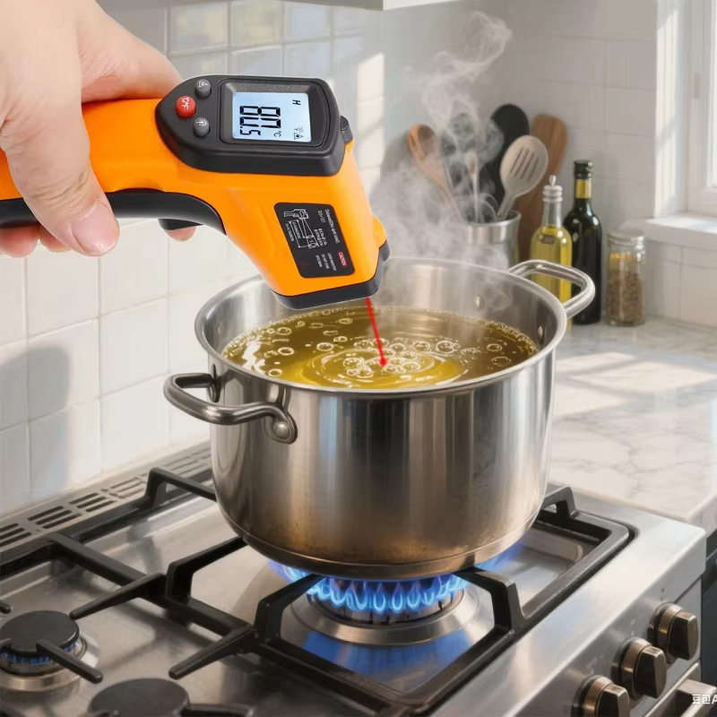 2026 New IR Thermometer -50~40 - مراجعة Industrial Laser Thermometer Gun وسعره