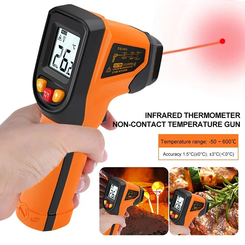 T400 T600 Digital Infrared The - مراجعة Industrial Laser Thermometer Gun وسعره