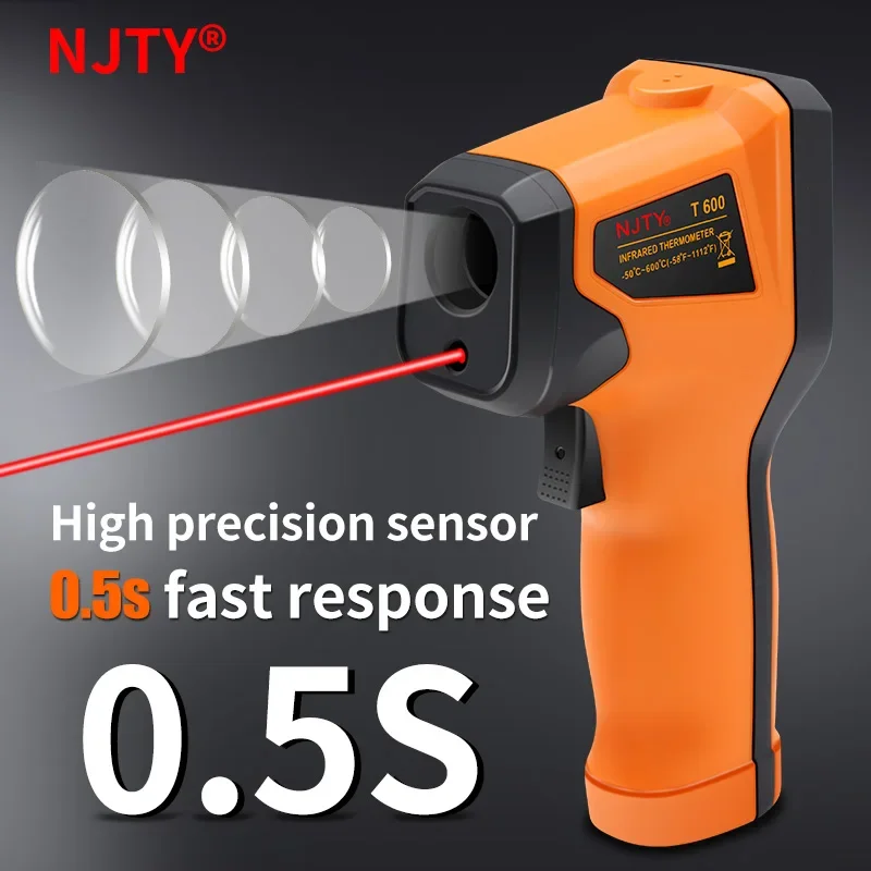 T400 T600 Digital Infrared The - مراجعة Industrial Laser Thermometer Gun وسعره
