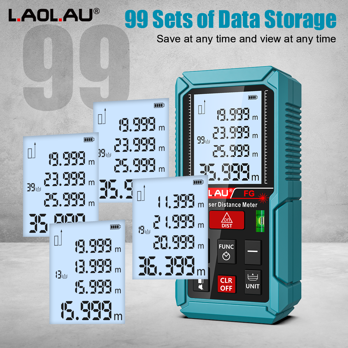 Laser Meter Digital Tape Timer - مراجعة Industrial Laser Rangefinder وسعره