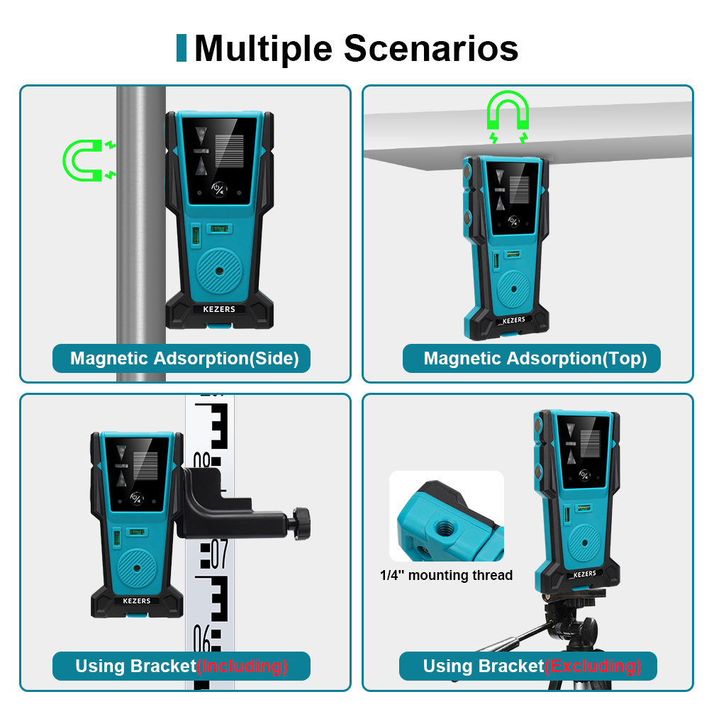 KEZERS Red Green Laser Level R - مراجعة Industrial Laser Alignment Tool وسعره