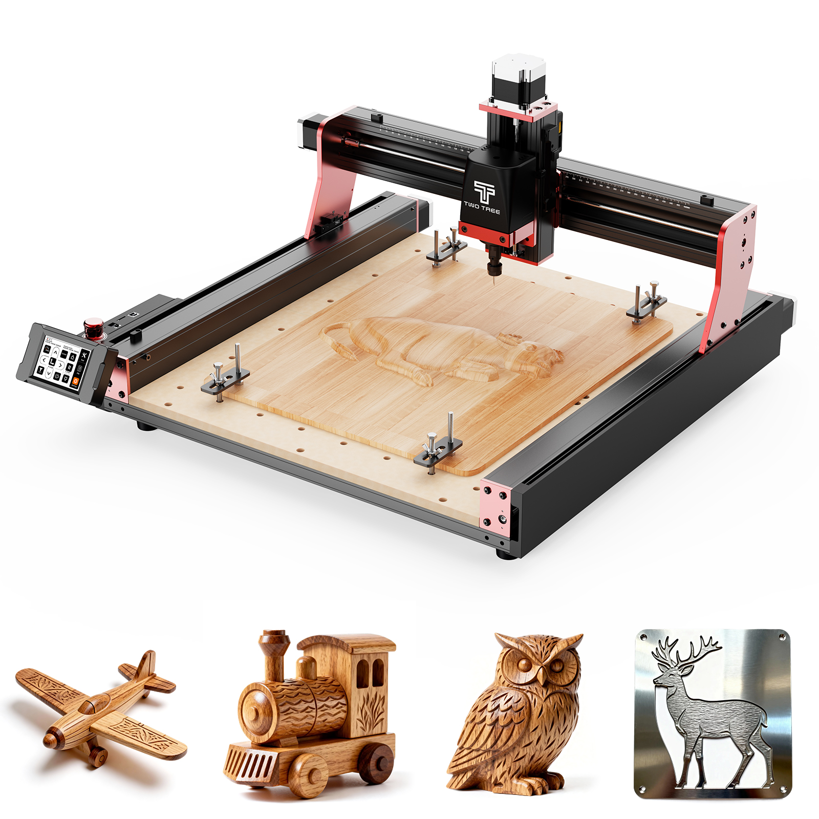 TTWOTREES TTC450 Pro CNC Machi - مراجعة Industrial Laser Etching Machine وسعره