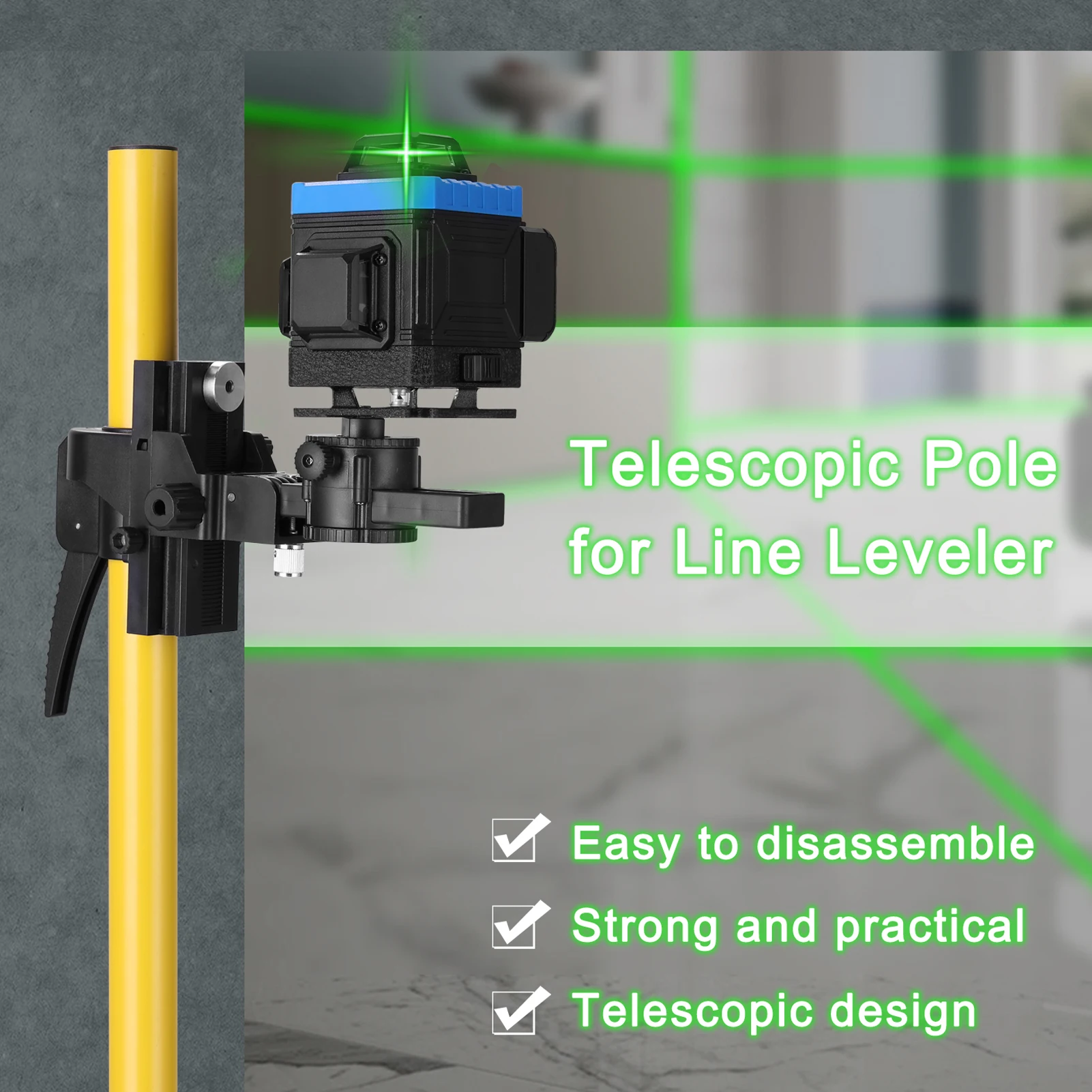Max 4.2m Height Adjustable Lin - مراجعة Industrial Laser Alignment Tool وسعره