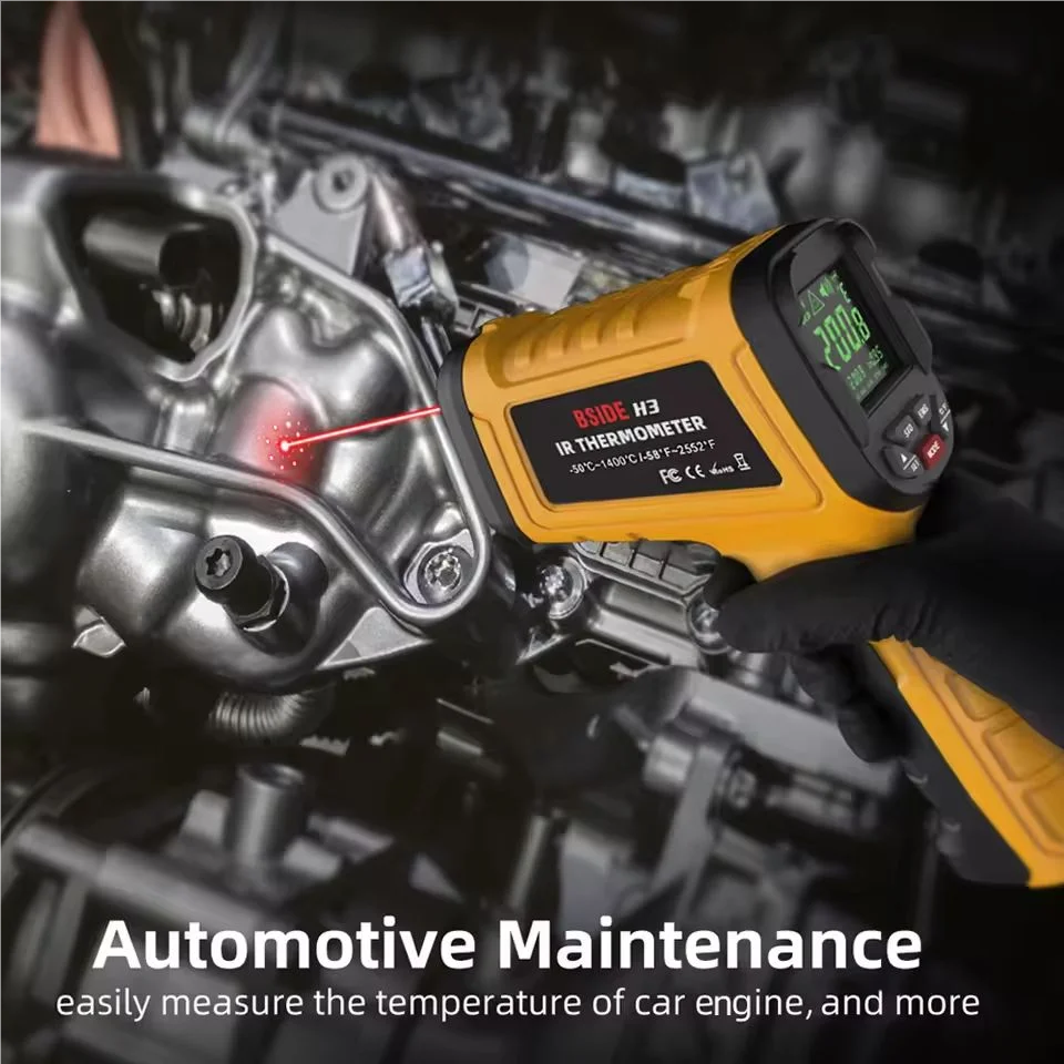 BSIDE H3 Infrared Thermometer  - مراجعة Industrial Laser Thermometer Gun وسعره