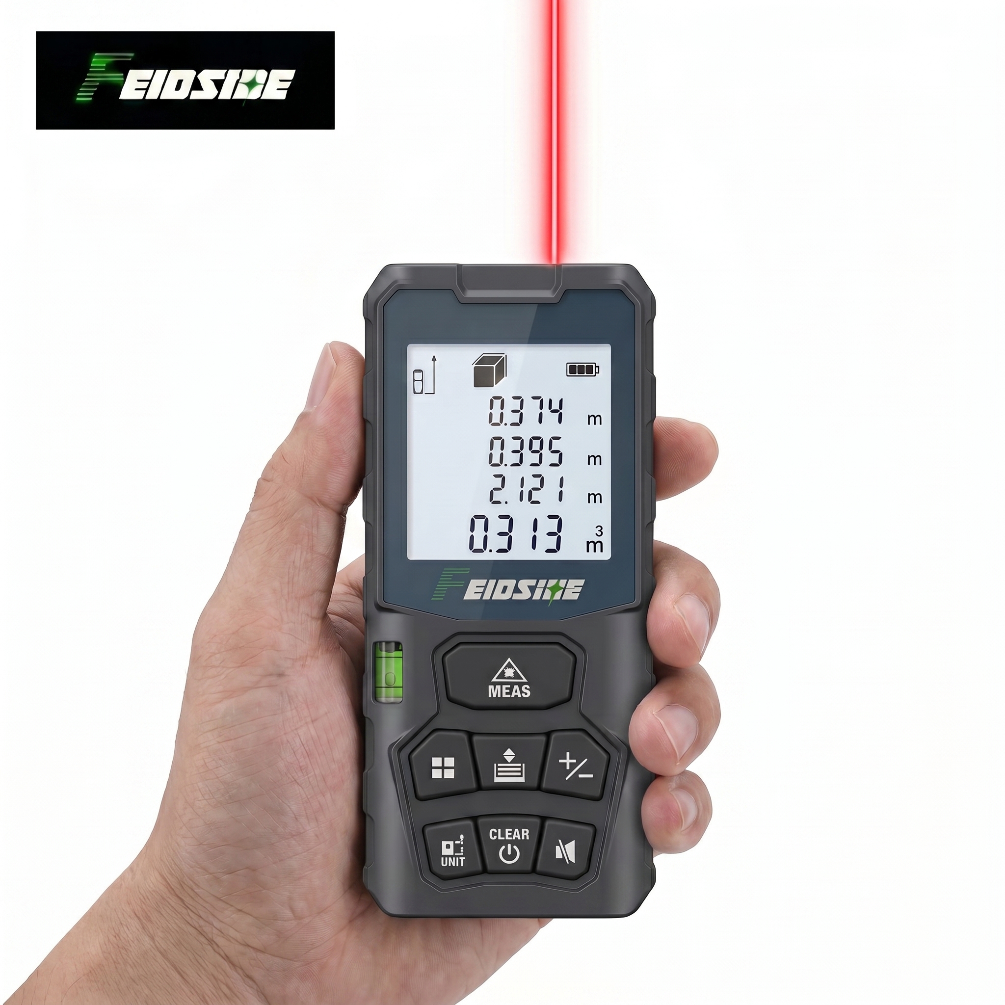 FEIDSIDE 50M/120M Handheld Las - مراجعة Industrial Laser Rangefinder وسعره