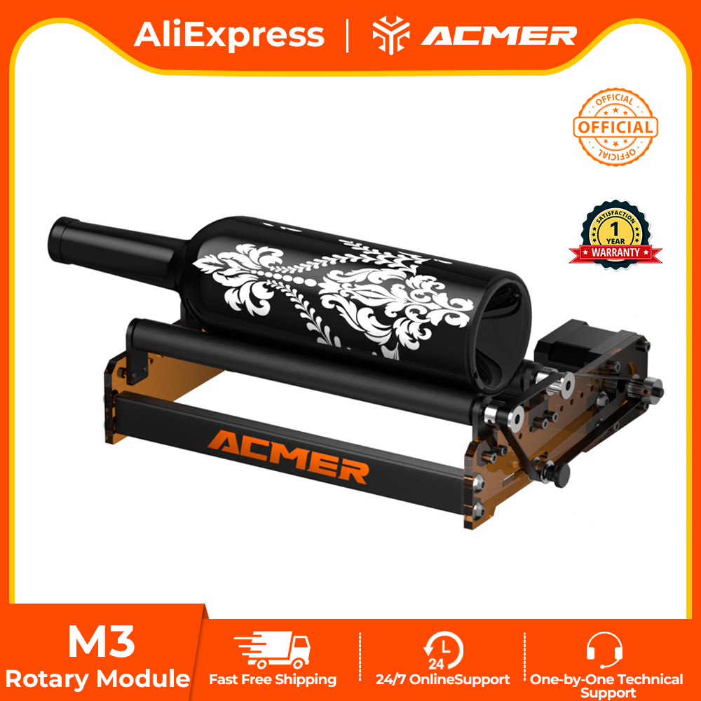 ACMER M3 Laser Rotary Roller 3 - مراجعة Laser Engraving Software وسعره