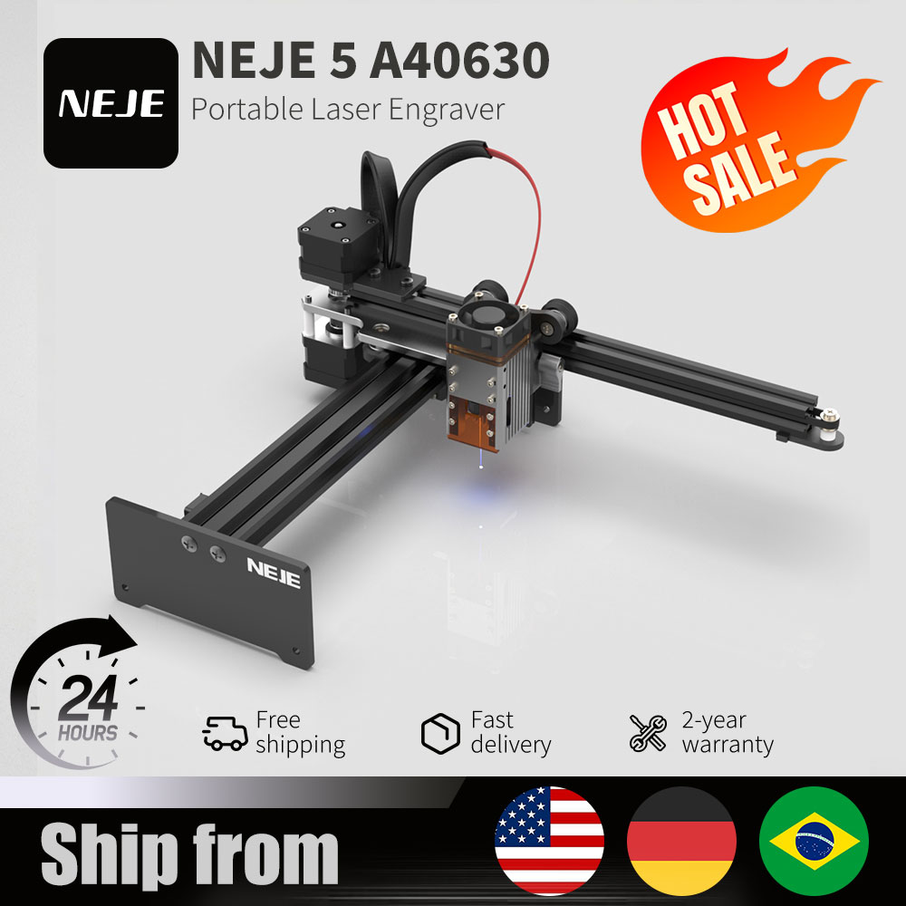 NEJE 5 A40630 20W Portable Sma - مراجعة Industrial Laser Etching Machine وسعره