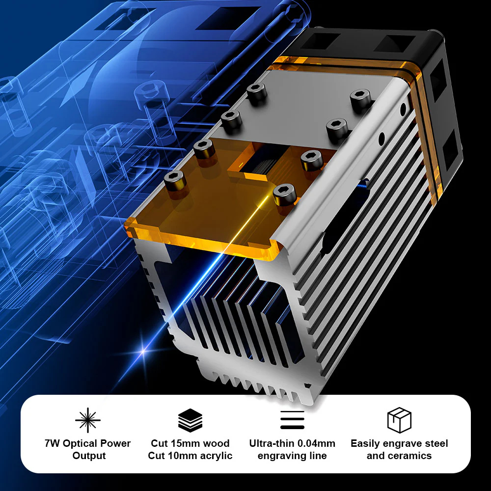 NEJE 5 A40630 20W Portable Sma - مراجعة Industrial Laser Etching Machine وسعره