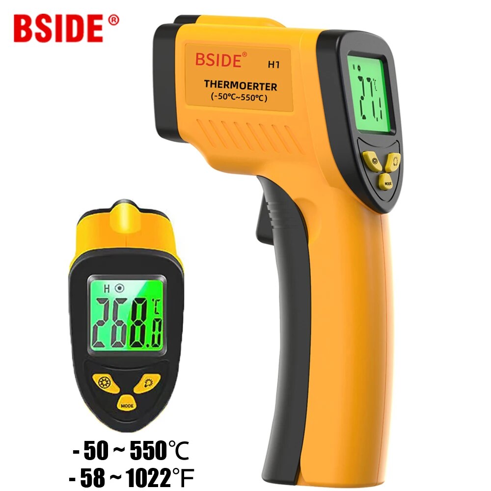 Digital Infrared Thermometer - - مراجعة Industrial Laser Thermometer Gun وسعره