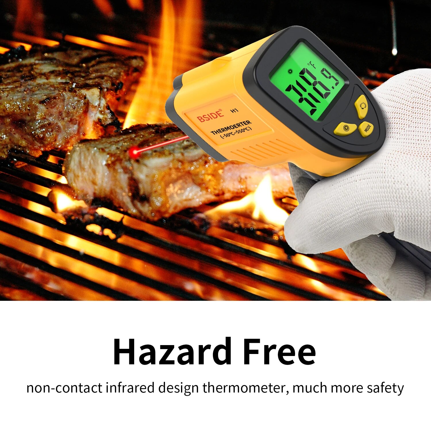 Digital Infrared Thermometer - - مراجعة Industrial Laser Thermometer Gun وسعره