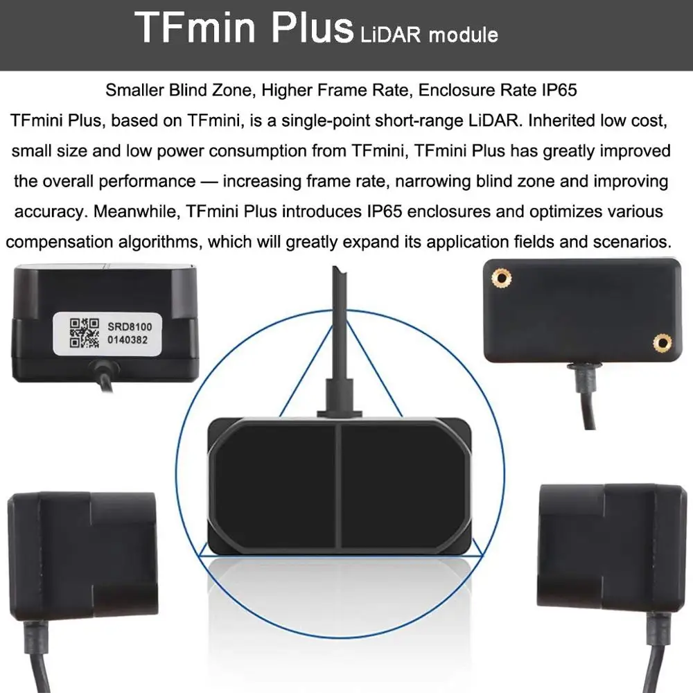 10PCS TFmini Plus Laser Lidar  - مراجعة Industrial Laser Rangefinder وسعره