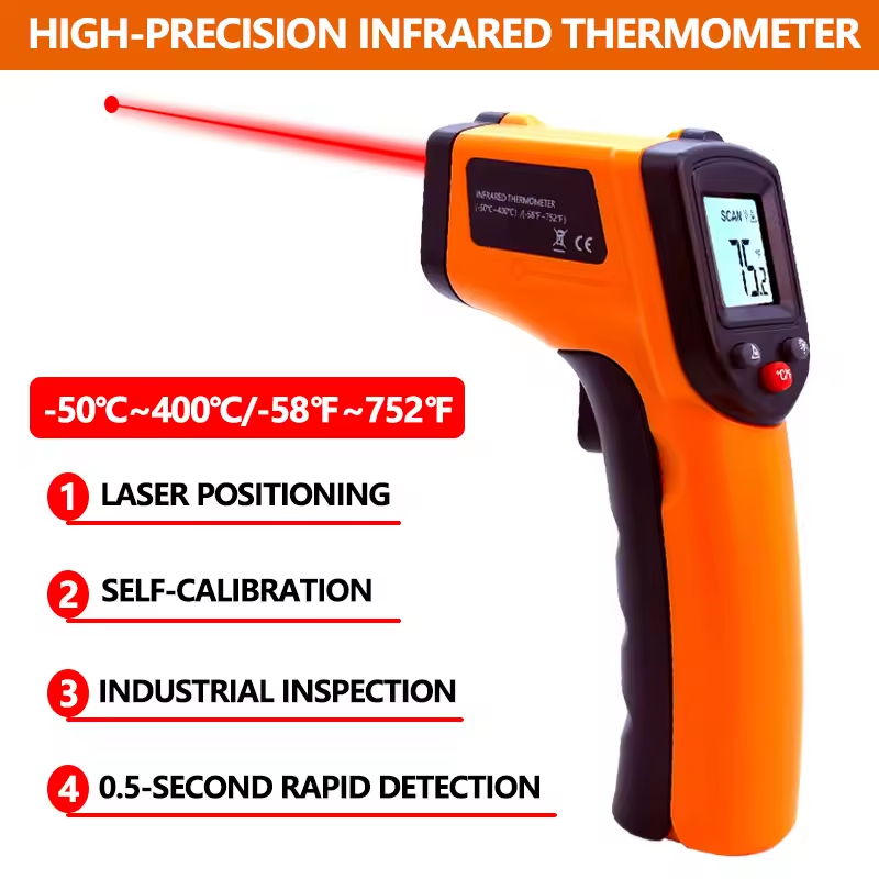 Handheld Infrared Thermometer  - مراجعة Industrial Laser Thermometer Gun وسعره