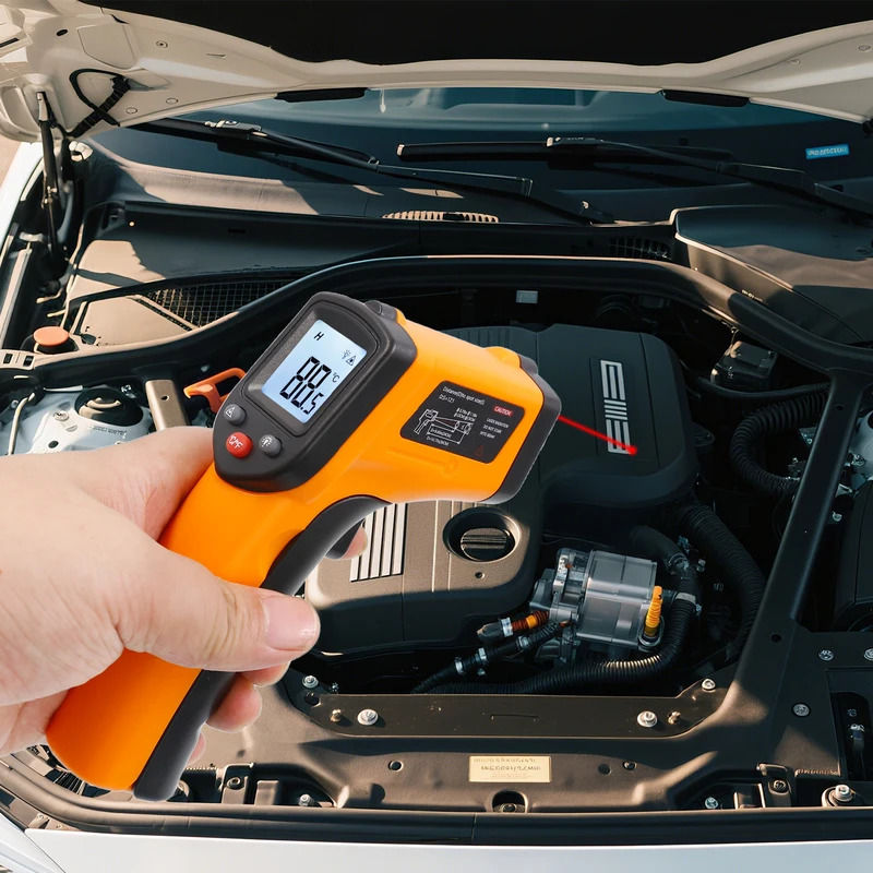 Handheld Infrared Thermometer  - مراجعة Industrial Laser Thermometer Gun وسعره