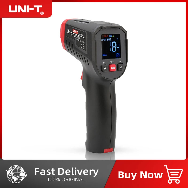 UNI-T Digital Thermometer Non- - مراجعة Industrial Laser Thermometer Gun وسعره