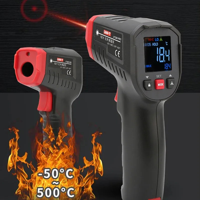UNI-T Digital Thermometer Non- - مراجعة Industrial Laser Thermometer Gun وسعره