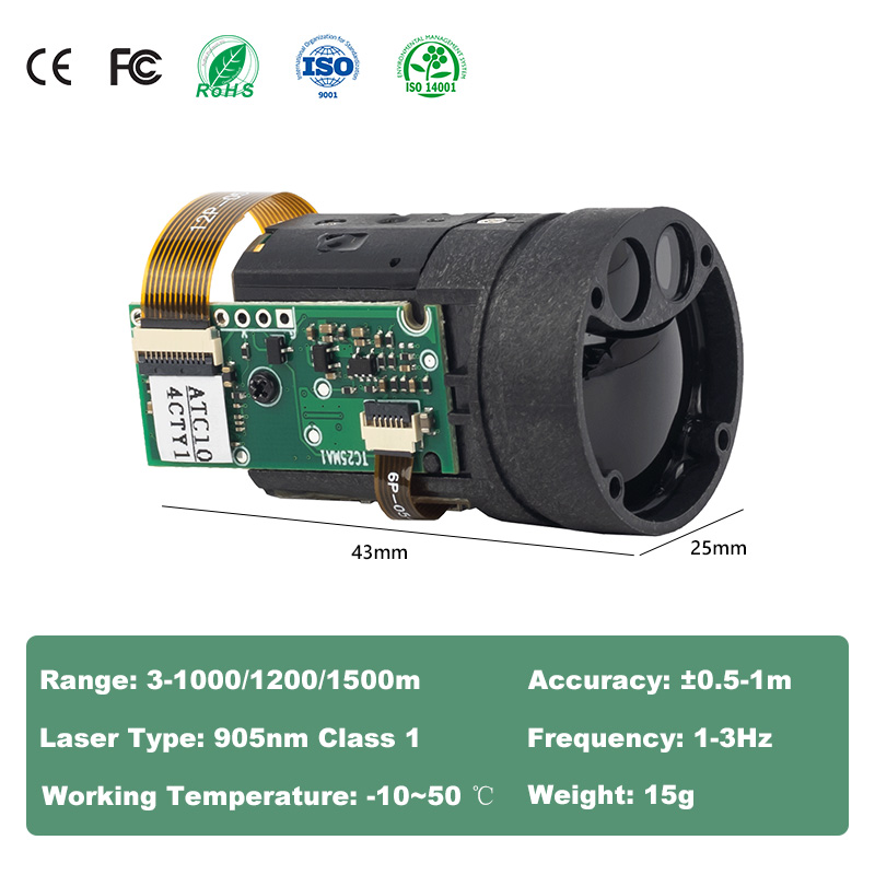 Light Weight 1000m Night Visio - مراجعة Industrial Laser Measuring Device وسعره