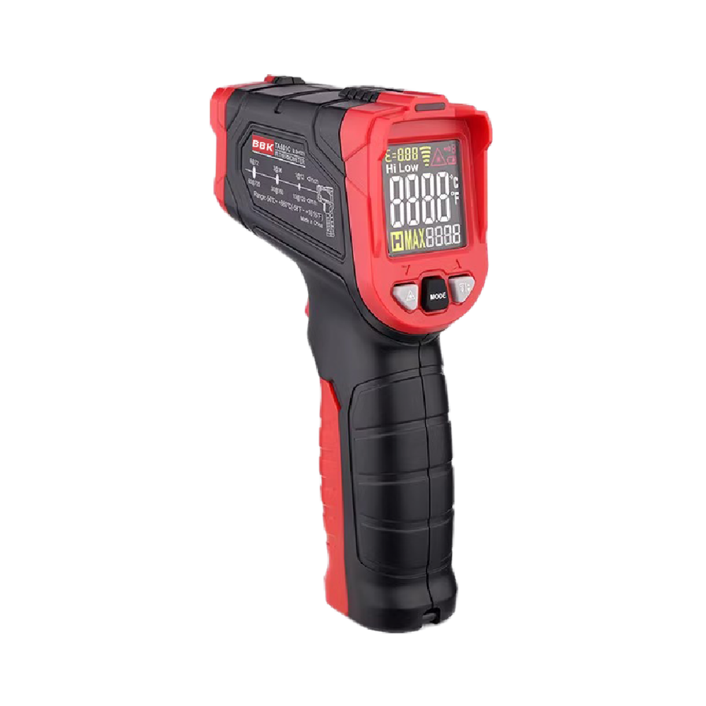 Portable Digital Laser IR LCD  - مراجعة Industrial Laser Thermometer Gun وسعره